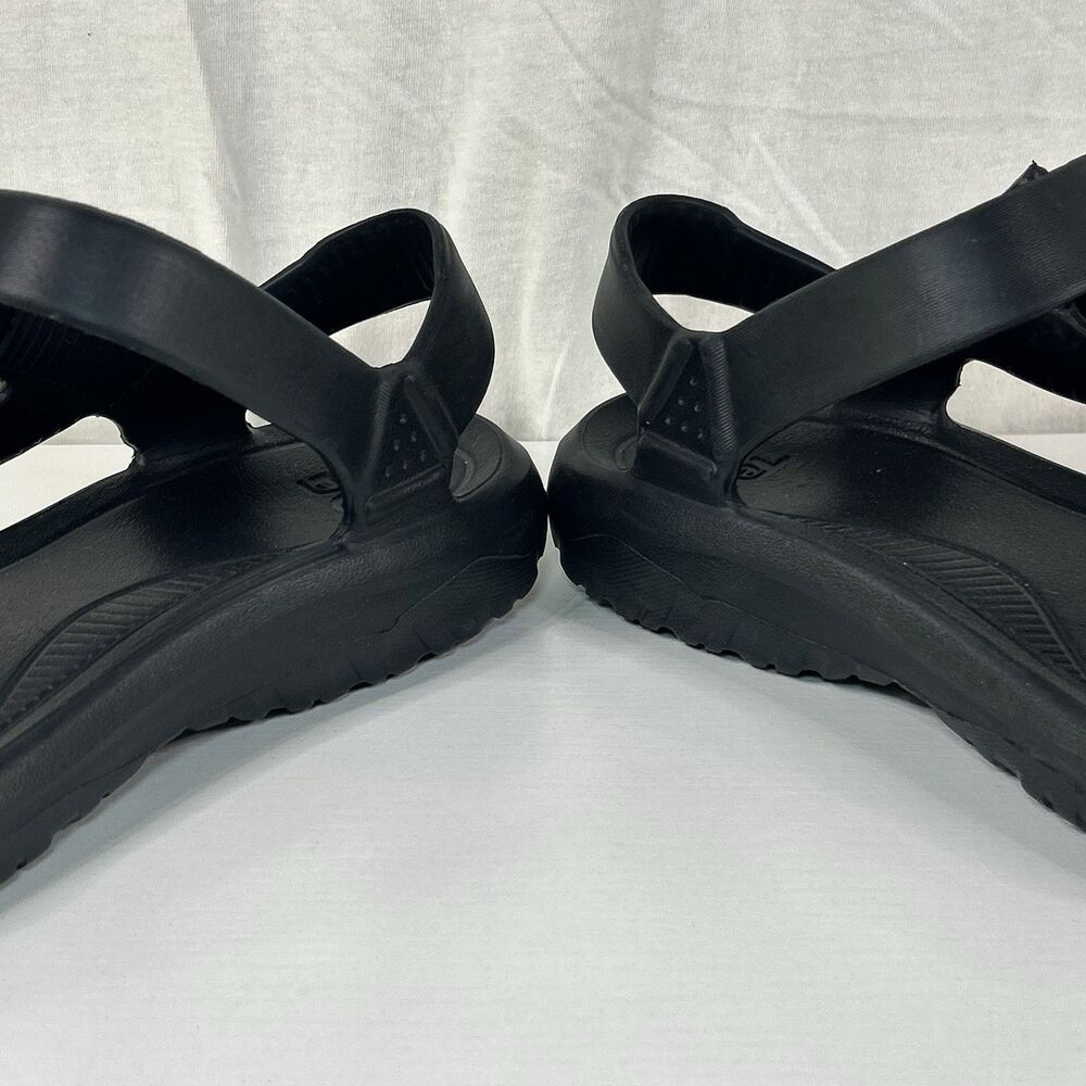 Teva Black Hurricane Drift Light Rubber Sandal Sizes Men 9 Women 11 - Picture 3 of 7